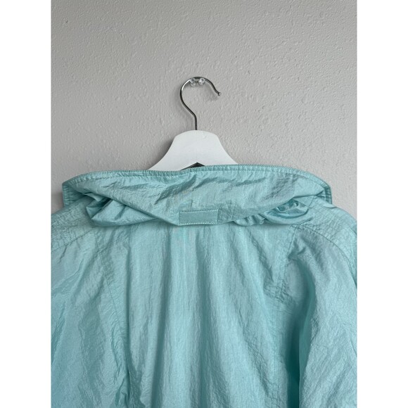 VINTAGE 80s 90s Windbreaker Jacket Light Blue Size Small Pacific Trail - Picture 7 of 8